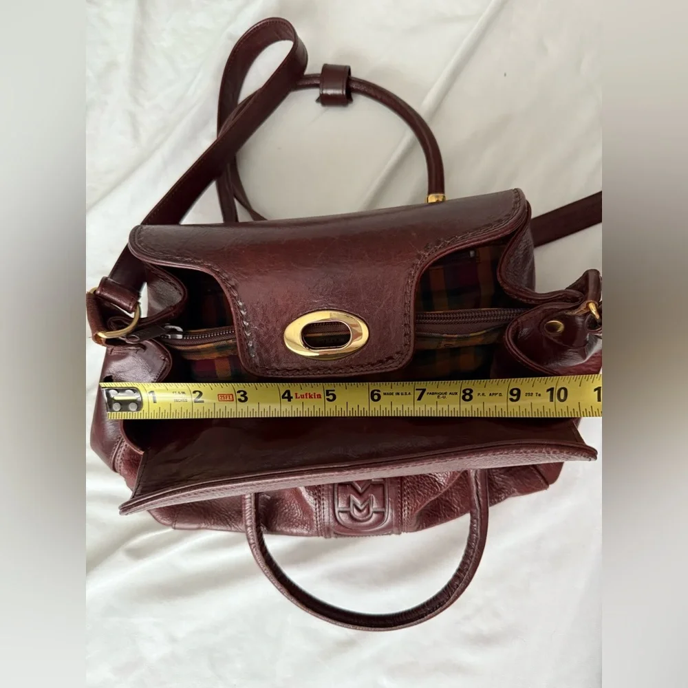 Marino Orlandi Brown Leather Satchel - Picture 6 of 11